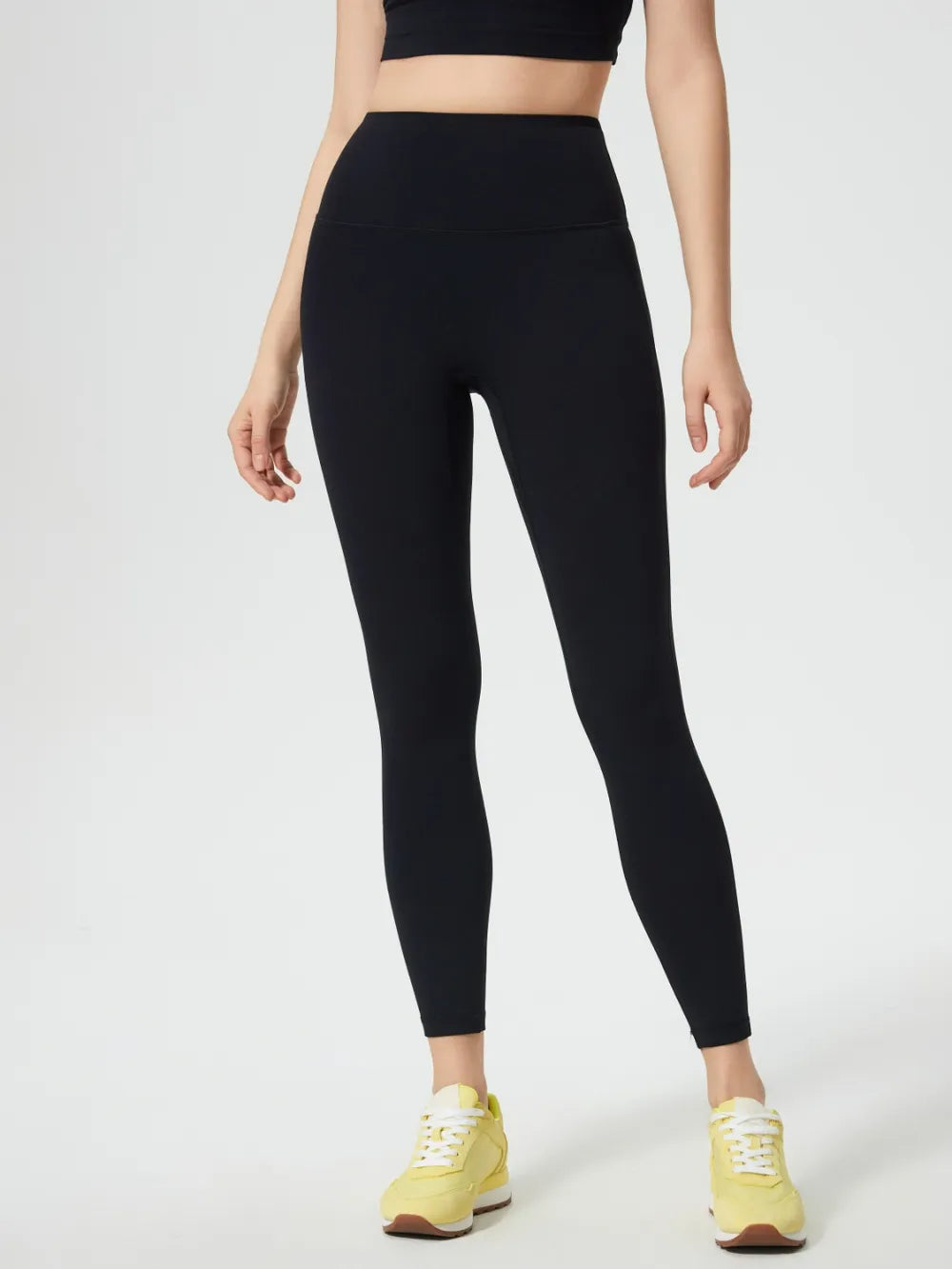 Millennia Wide Waistband Active Leggings - Premium Leggings from Trendsi - Just $40.95! Shop now at Handbags Specialist Headquarter