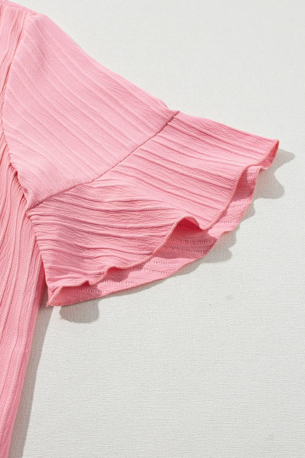 Plus Size V-Neck Half Sleeve Blouse - Premium Plus Size Shirts from Trendsi - Just $13.72! Shop now at Handbags Specialist Headquarter