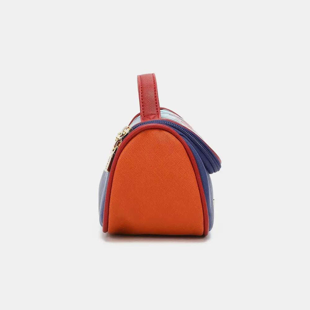 Nicole Lee USA Nikky Contrast Makeup Bag - Premium Tote Bag from Trendsi - Just $39.99! Shop now at Handbags Specialist Headquarter