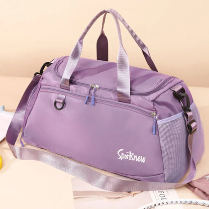 Multi Pockets Nylon Travel Bag - Premium travel-bag from Trendsi - Just $39.99! Shop now at Handbags Specialist Headquarter