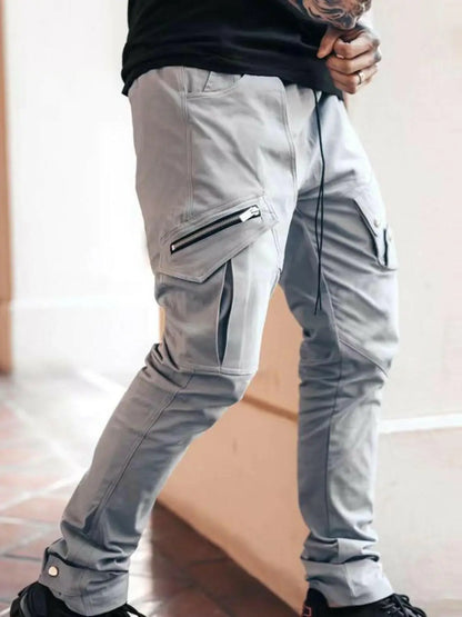 Men's Plus Size Pants with Cargo Pockets.