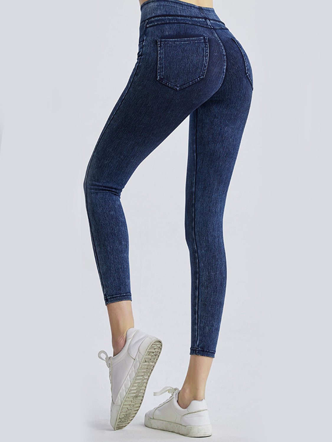 Wide Waistband Sports Leggings - Premium Leggings from Trendsi - Just $57.15! Shop now at Handbags Specialist Headquarter