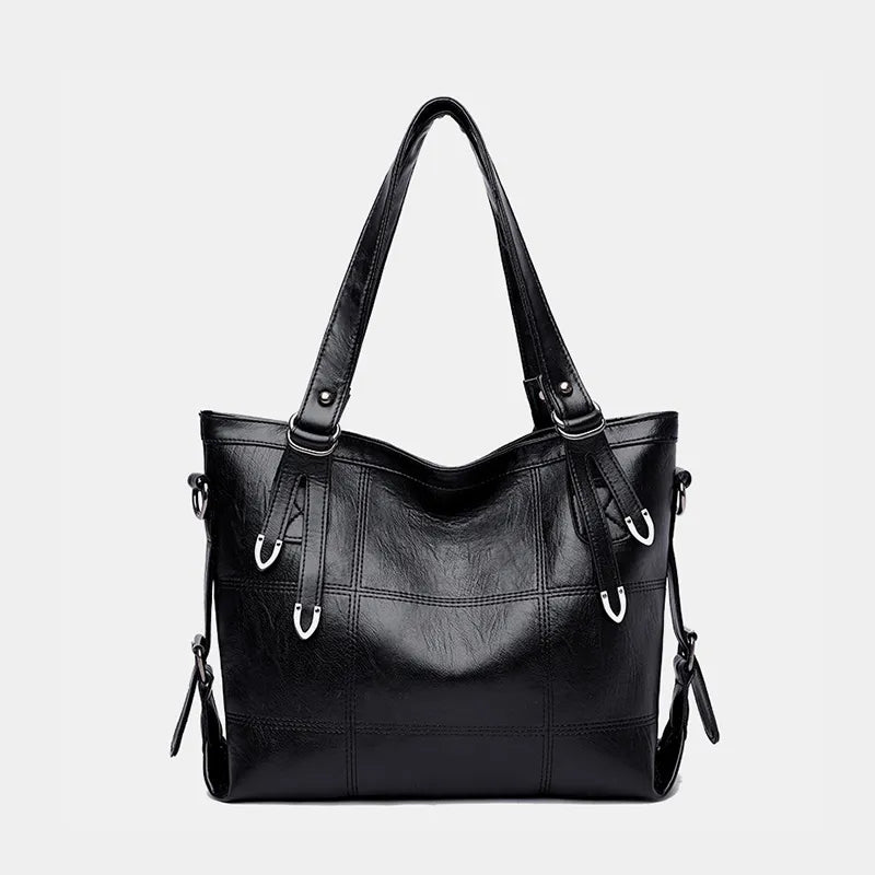 PU Leather Medium Handbag - Premium Tote Bag from Trendsi - Just $33.99! Shop now at Handbags Specialist Headquarter