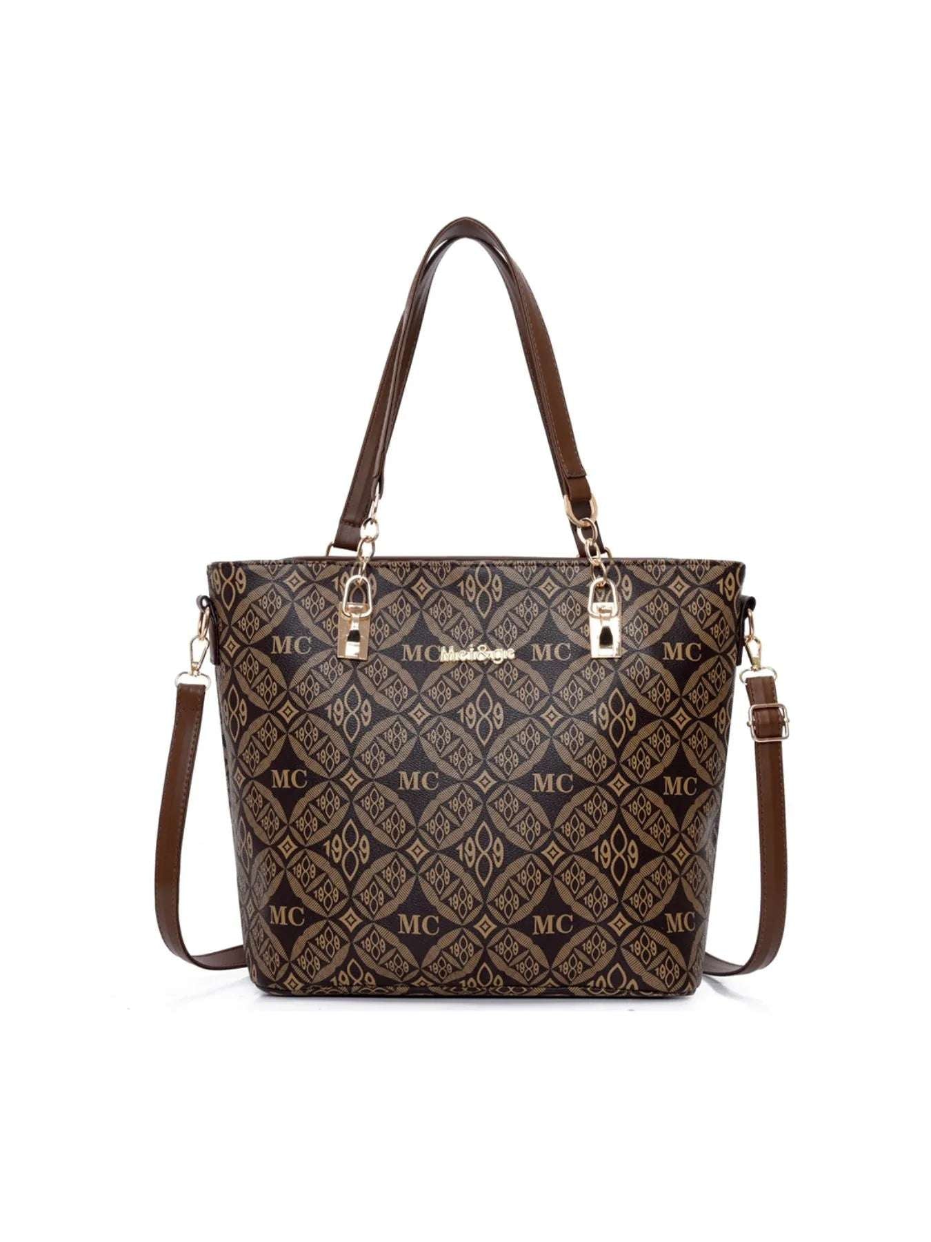 6-Piece Geometric Pattern Bag Set - Premium Wallet from Trendsi - Just $71.99! Shop now at Handbags Specialist Headquarter