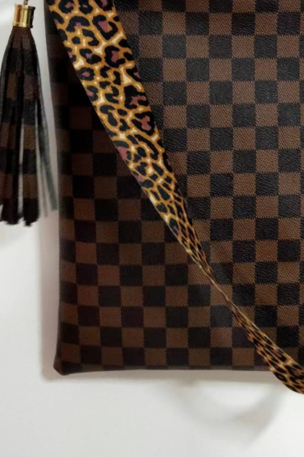 Adored PU Leather Shoulder Bag with Tassel - Premium handbags from Trendsi - Just $32.99! Shop now at Handbags Specialist Headquarter