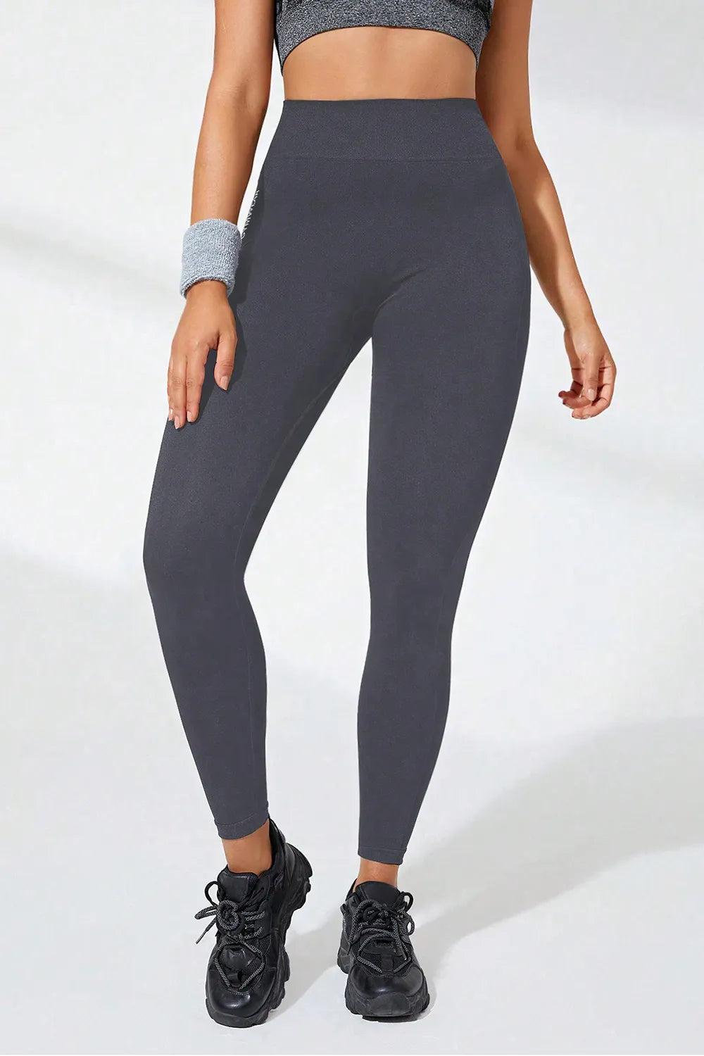 High Waist Active Leggings - Premium Leggings from Trendsi - Just $29.04! Shop now at Handbags Specialist Headquarter