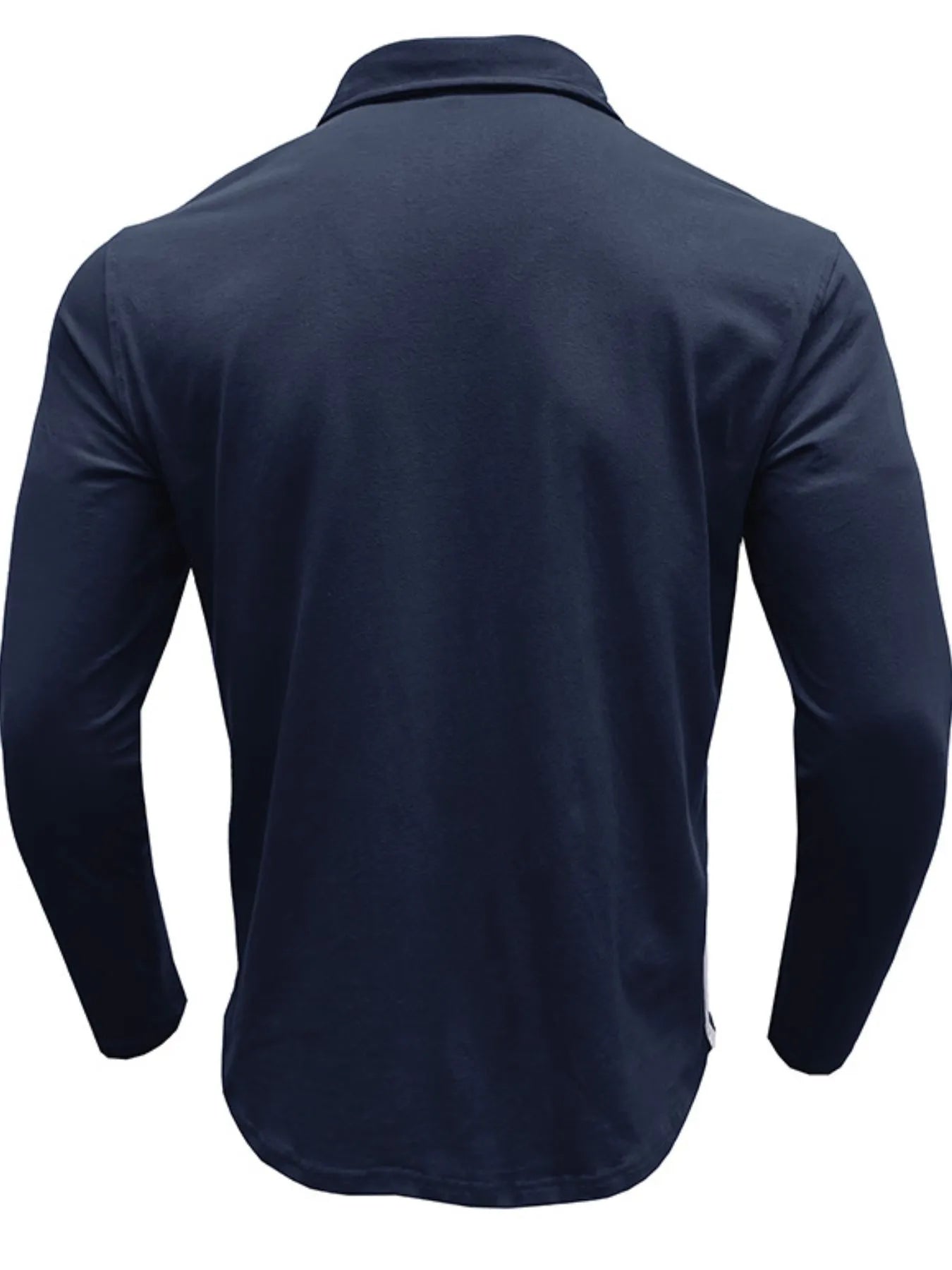 Men's Long Sleeve Polo Shirt with Chest Pocket - Premium Men's Polo shirt from Trendsi - Just $45.04! Shop now at Handbags Specialist Headquarter