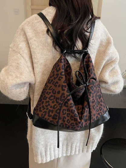 Leopard Dual Purpose Crossbody Bag - Premium Crossbody Bag from Trendsi - Just $19.99! Shop now at Handbags Specialist Headquarter