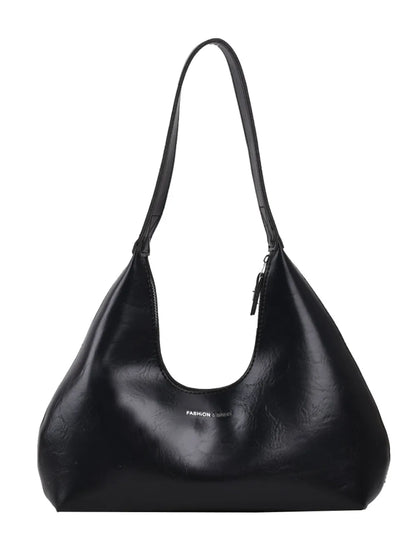 Moon Shape Shoulder Bag - Premium Tote Bag from Trendsi - Just $32.99! Shop now at Handbags Specialist Headquarter
