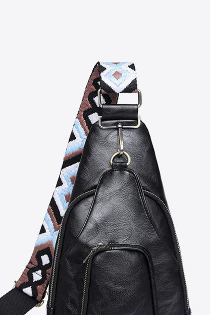Adored Take A Trip PU Leather Sling Bag - Premium Crossbody Bag from Trendsi - Just $45.99! Shop now at Handbags Specialist Headquarter