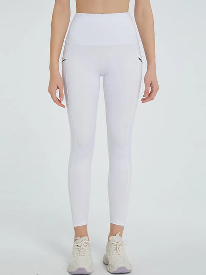 High Waist Active Leggings - Premium Leggings from Trendsi - Just $43.35! Shop now at Handbags Specialist Headquarter