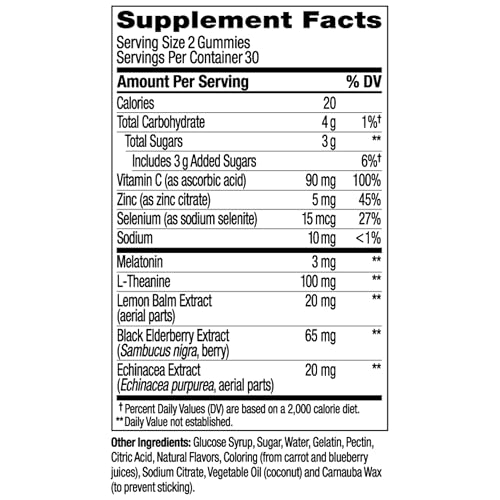 Berry Sleep & Immunity Boost Gummies