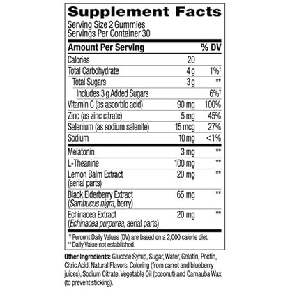 Berry Sleep & Immunity Boost Gummies