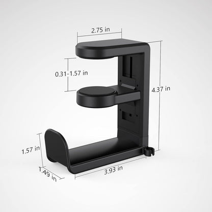 EURPMASK 360° Rotating Headphone Stand & Organizer