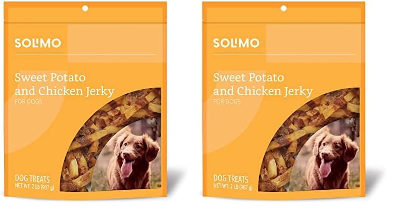 Solimo Sweet Jerky Dog Treats - 2 lbs