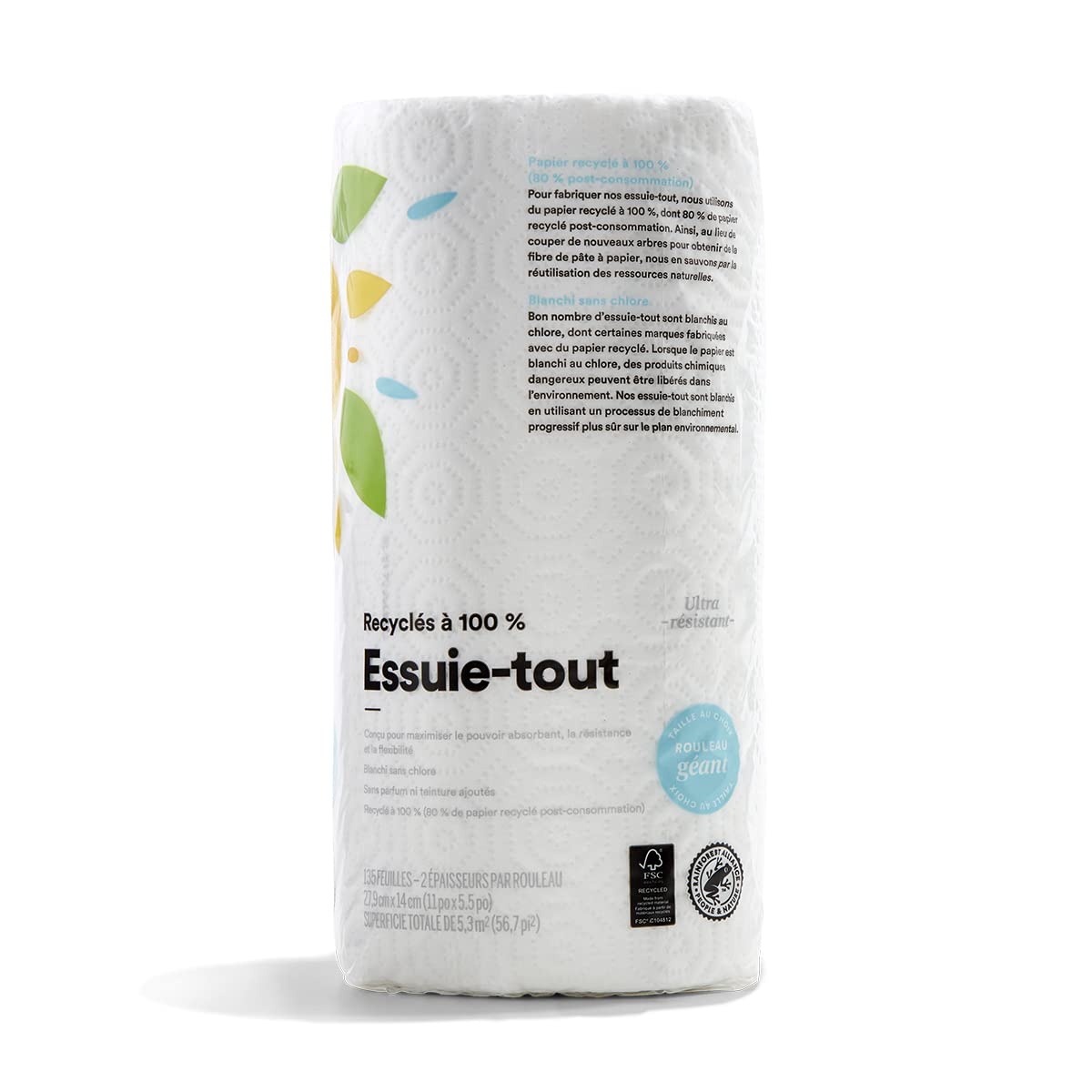 Eco365 Jumbo Towels - Ultra Strong, 135 Sheets