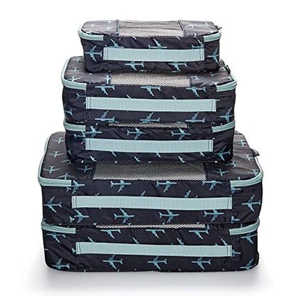 TravelWise Weekender Packing Cube Set - Silver 5-Piece