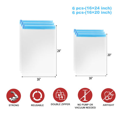 EasyPack 10-Count Compression Bags - Travel Must-Have