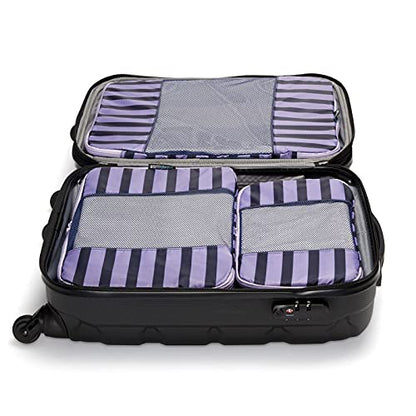 TravelWise Weekender Packing Cube Set - Silver 5-Piece