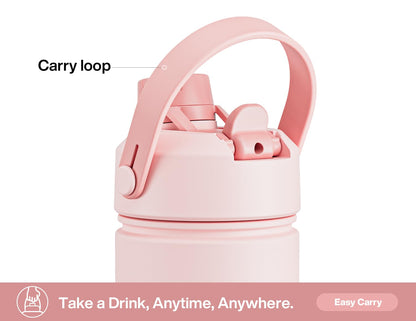 ChillKnight 26oz: Dual-Lid Leak-Proof Bottle