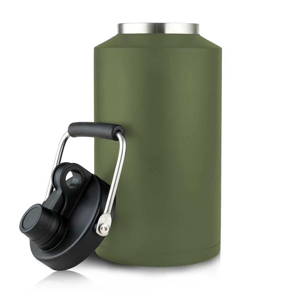 HydraGuard 128oz: Dual-Vacuum Stainless Water Jug