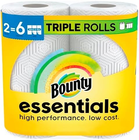 QuickClean Triple White Towels - 6 Roll Equivalent