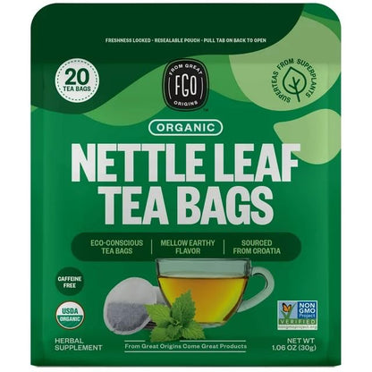 ElderZen Organic Tea - Caffeine-Free Eco Bags