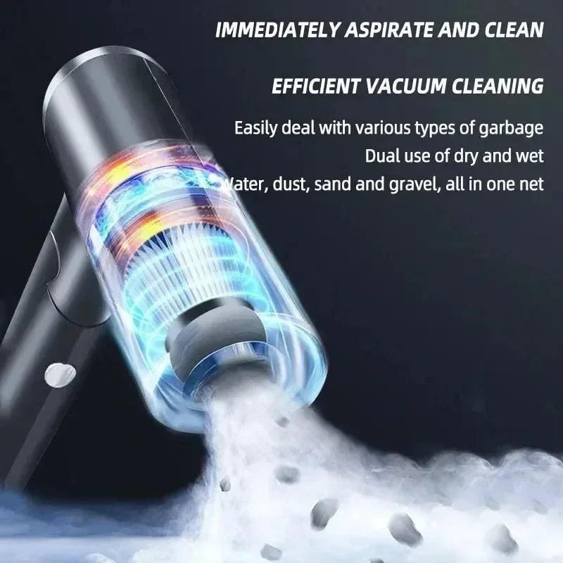 Portable Wireless Car Vacuum Cleaner Wireless Vacuum Cleaner Dual Use for Home and Car 120W High Power Powerful Vacuum Cleaner - Premium  from Stone's Store - Just $25.99! Shop now at Handbags Specialist Headquarter