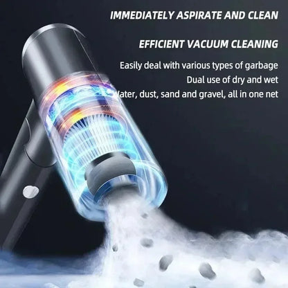 Portable Wireless Car Vacuum Cleaner Wireless Vacuum Cleaner Dual Use for Home and Car 120W High Power Powerful Vacuum Cleaner - Premium  from Stone's Store - Just $25.99! Shop now at Handbags Specialist Headquarter