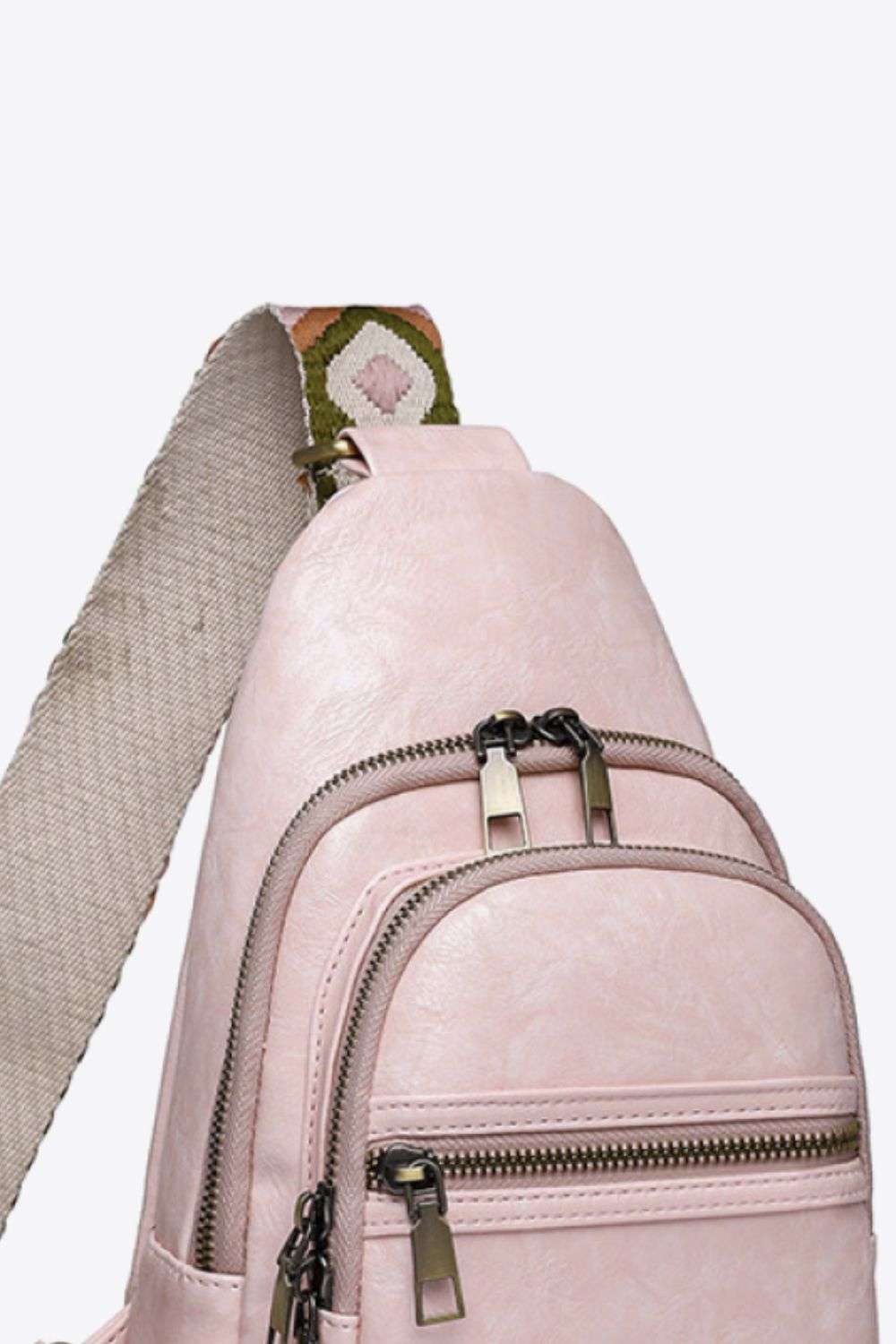 Adored It's Your Time PU Leather Sling Bag - Premium Crossbody Bag from Trendsi - Just $45.99! Shop now at Handbags Specialist Headquarter
