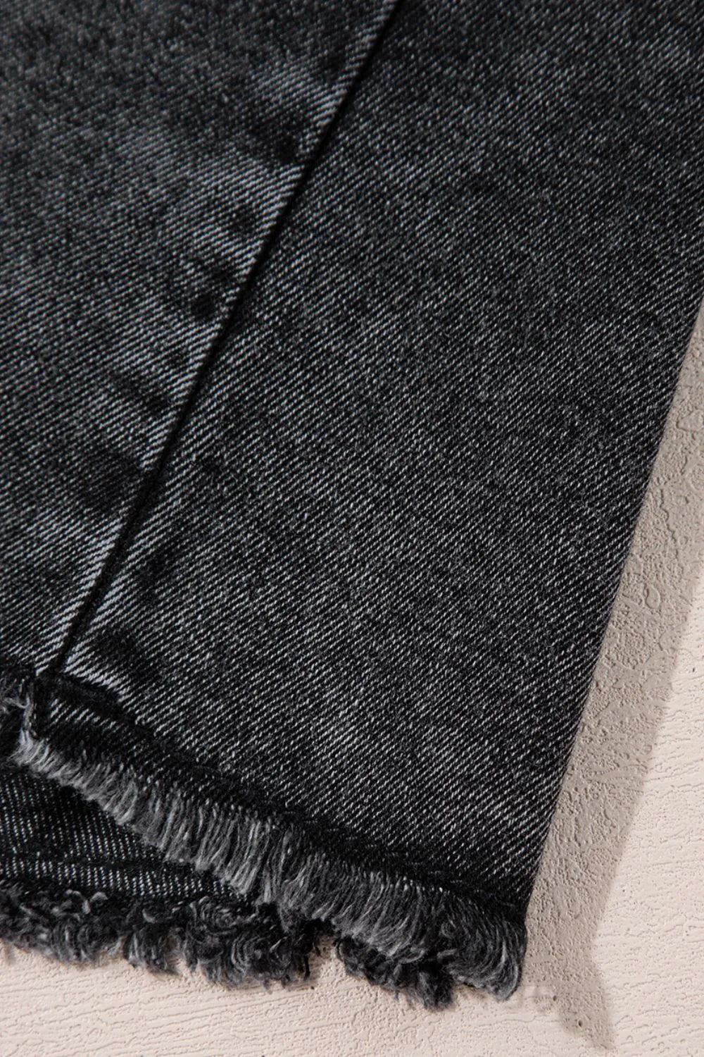 Short Sleeve Flap Pocket Button Up Raw Hem Denim Shirt - Premium Women / Jeans & Denim from Trendsi - Just $47.70! Shop now at Handbags Specialist Headquarter