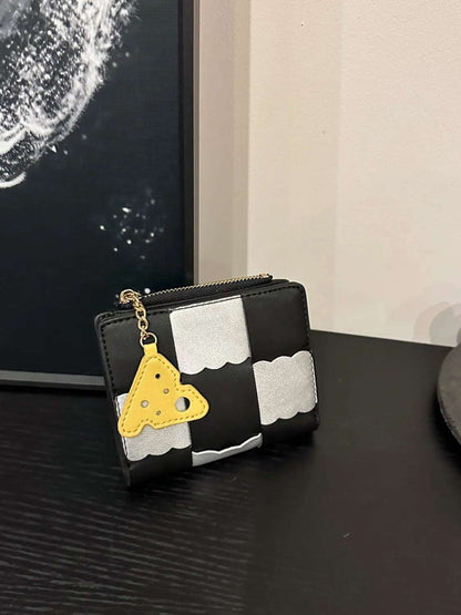 PU Leather Color Block Wallet - Premium Wallet from Trendsi - Just $27.99! Shop now at Handbags Specialist Headquarter