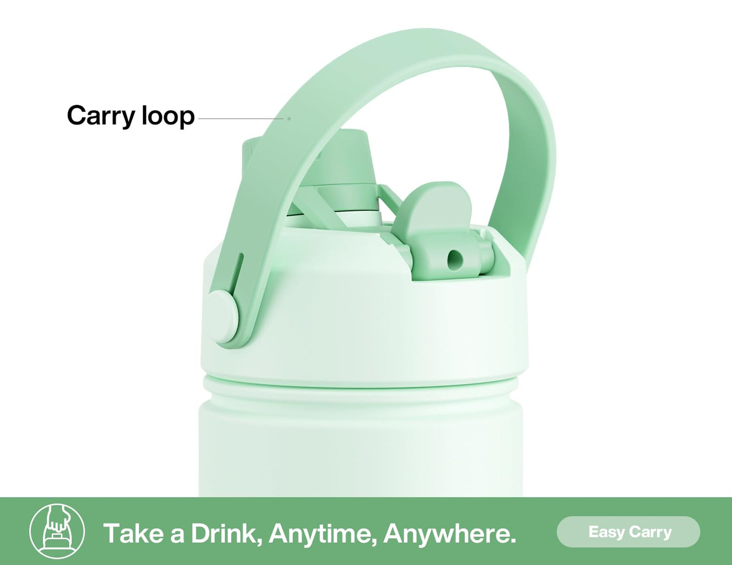 ChillKnight 26oz: Dual-Lid Leak-Proof Bottle