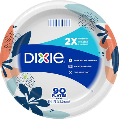 Durable Dixie 8.5 Plates: Strong, Safe & Soak-Proof