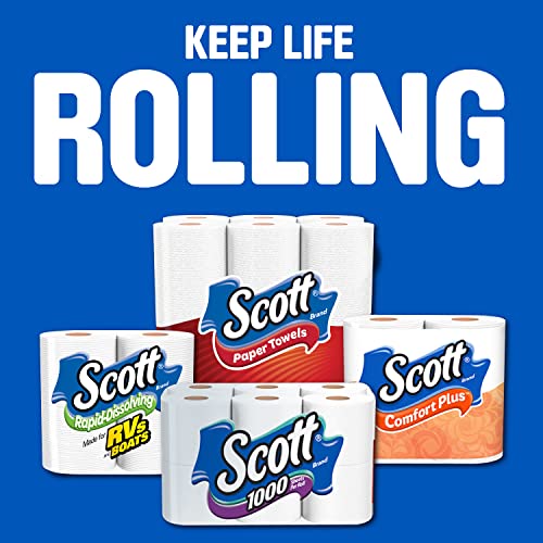 Scott SoftEase: 12 Double Rolls, Septic-Safe Tissue