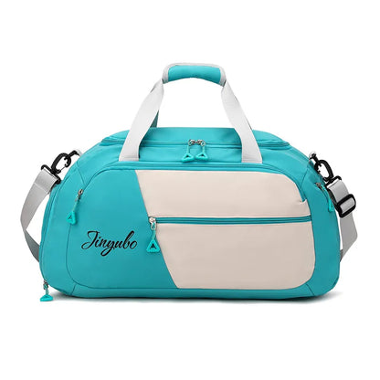 Contrast Nylon Travel Bag - Premium travel-bag from Trendsi - Just $44.99! Shop now at Handbags Specialist Headquarter