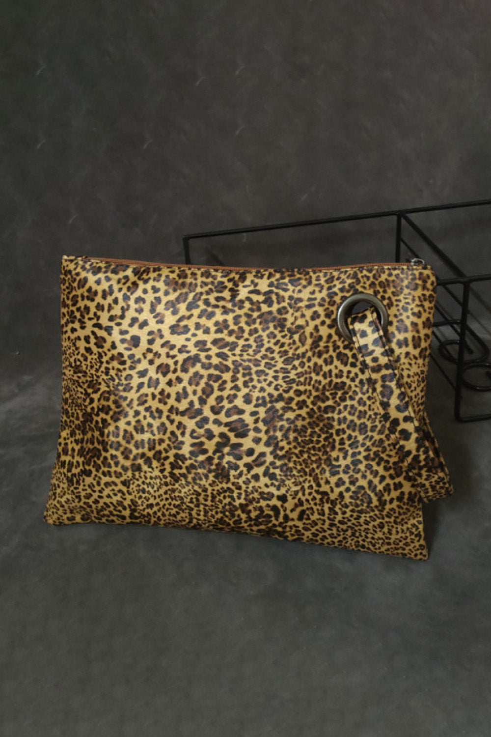 Leopard PU Leather Clutch - Premium handbags from Trendsi - Just $20.99! Shop now at Handbags Specialist Headquarter