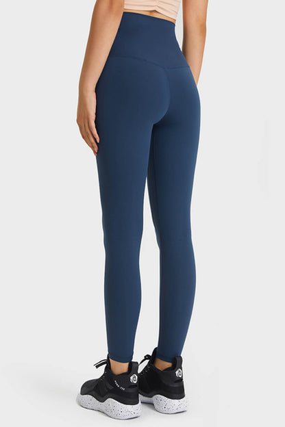 Millennia Ultra Soft High Waist Leggings - Premium Leggings from Trendsi - Just $57.72! Shop now at Handbags Specialist Headquarter