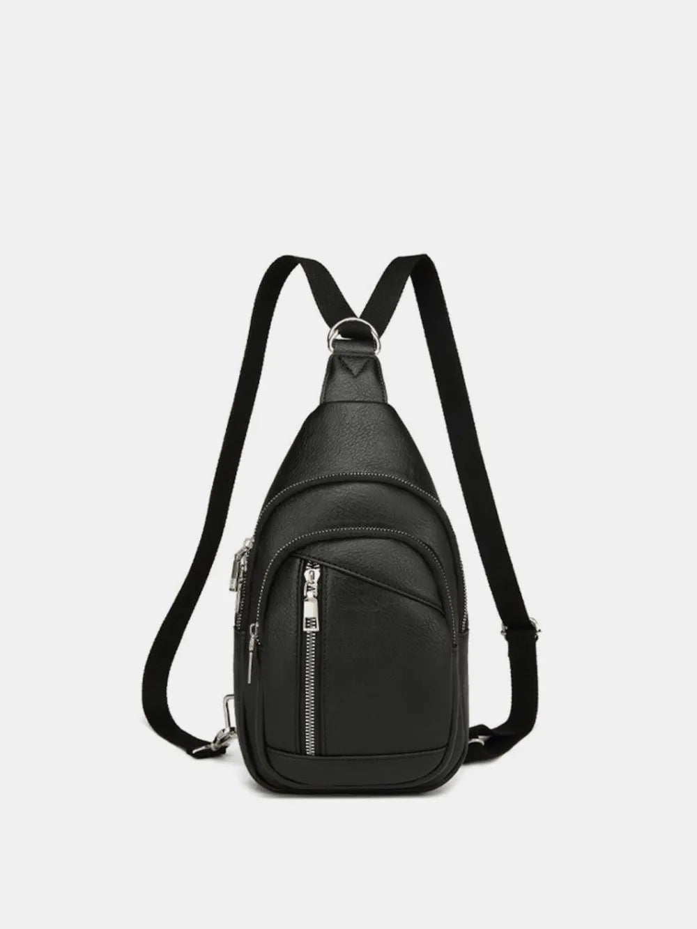 PU Leather Crossbody Bag with Two Detachable Strap - Premium Crossbody Bag from Trendsi - Just $38.99! Shop now at Handbags Specialist Headquarter