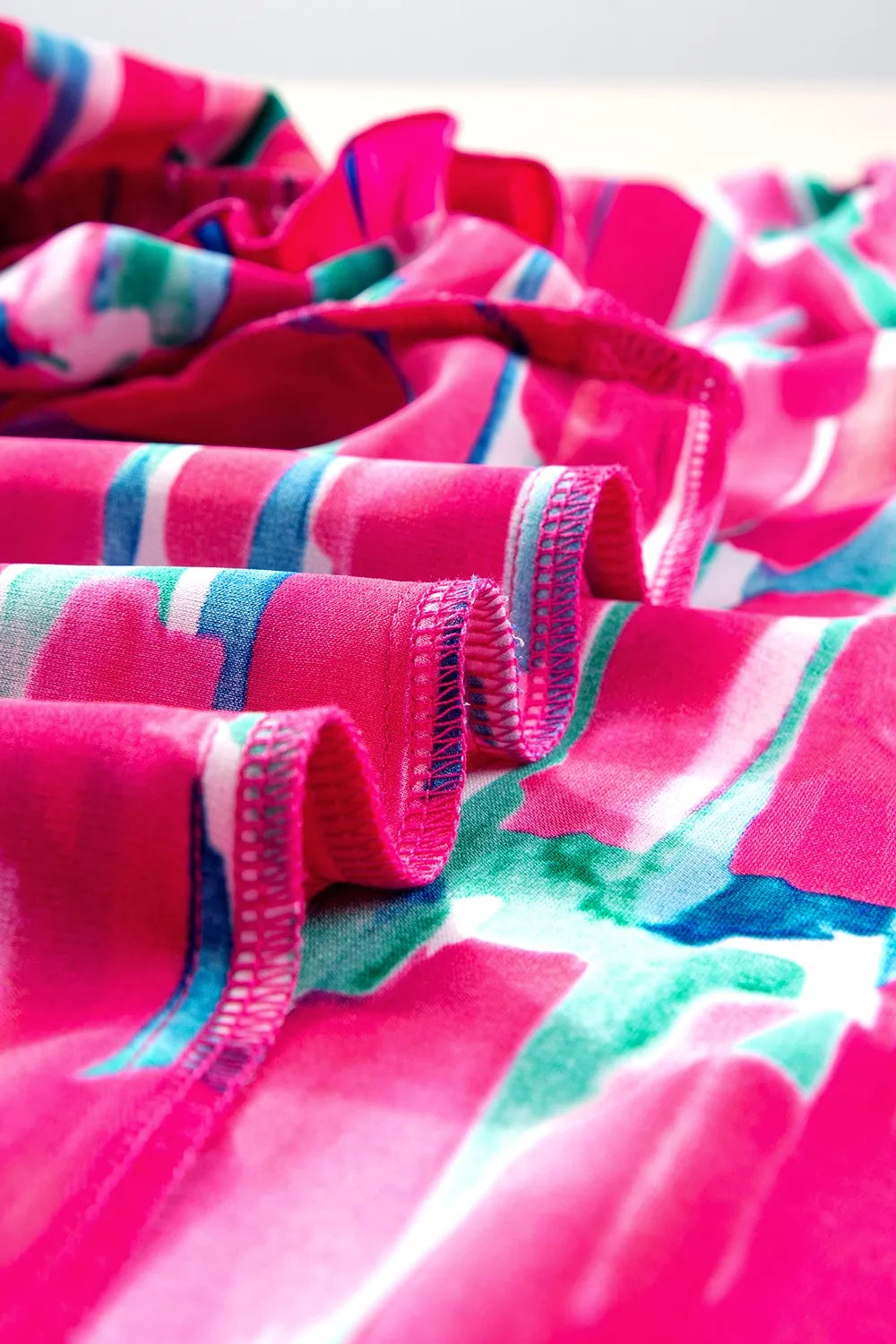 Plus Size Printed Round Neck Petal Sleeve Blouse - Premium Plus Size Shirts from Trendsi - Just $17.54! Shop now at Handbags Specialist Headquarter