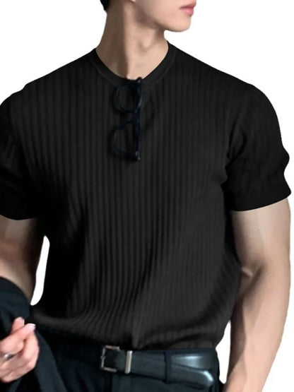 Men's Full Size Round Neck Short Sleeve T-Shirt Plus Size - Premium Men's Shirts from Trendsi - Just $29.54! Shop now at Handbags Specialist Headquarter