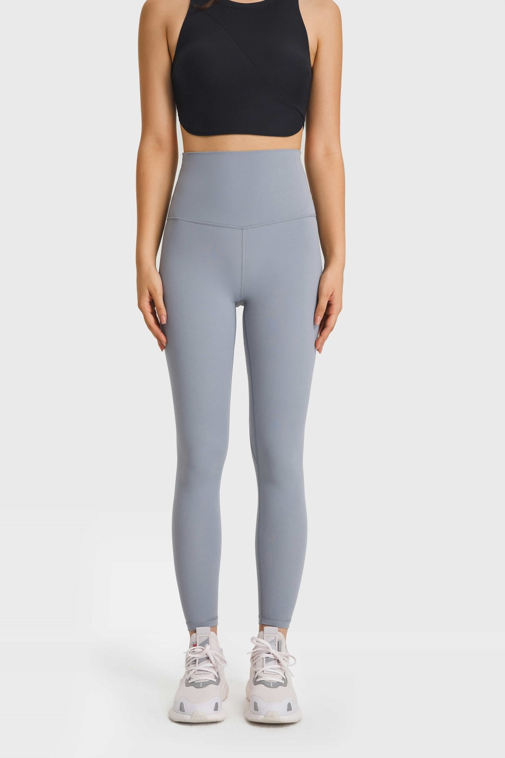 Millennia Ultra Soft High Waist Leggings - Premium Leggings from Trendsi - Just $57.72! Shop now at Handbags Specialist Headquarter