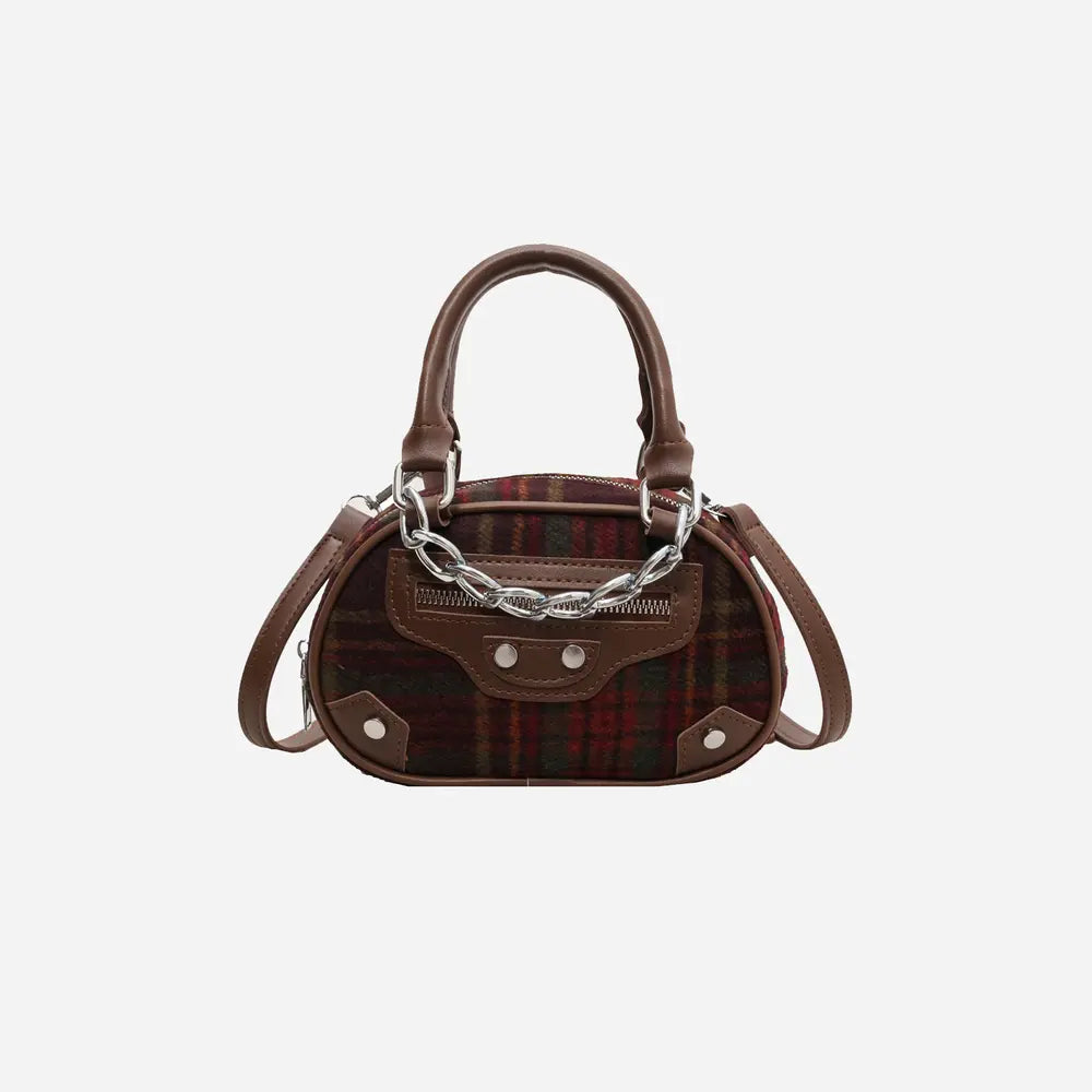 Plaid Print Crossbody Bag - Premium Handbags from Trendsi - Just $27.99! Shop now at Handbags Specialist Headquarter