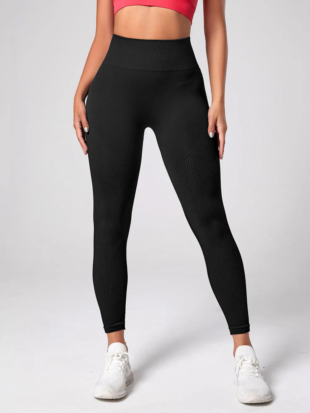 High Waist Active Leggings - Premium Leggings from Trendsi - Just $34.11! Shop now at Handbags Specialist Headquarter