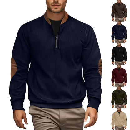ZipEase Men's Casual Pullover Jacket