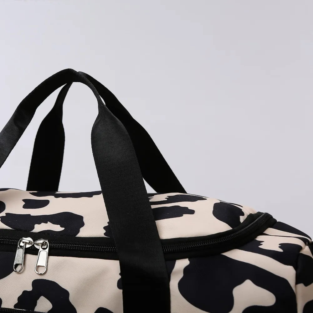 Oxford Cloth Animal Print Travel Bag - Premium travel-bag from Trendsi - Just $44.99! Shop now at Handbags Specialist Headquarter