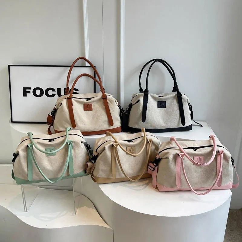 Contrast Travel Bag - Premium travel-bag from Trendsi - Just $44.99! Shop now at Handbags Specialist Headquarter