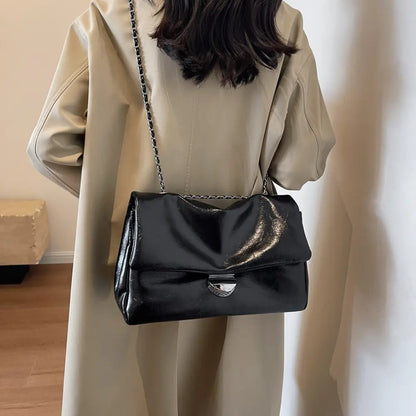 Textured PU Leather Shoulder Bag - Premium Handbags from Trendsi - Just $37.99! Shop now at Handbags Specialist Headquarter