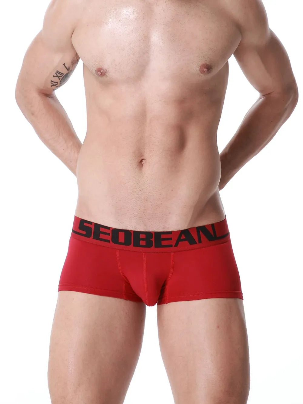 Men's Letter Contrast Panty - Premium Men's underwear from Trendsi - Just $16.60! Shop now at Handbags Specialist Headquarter
