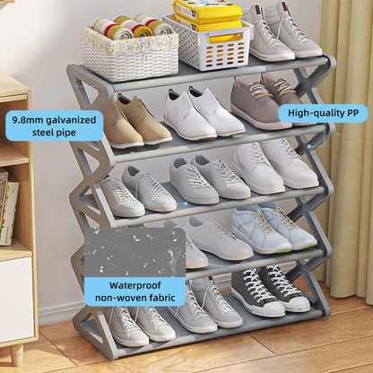 X-Shoe Stax: Sleek & Simple Shoe Storage Rack